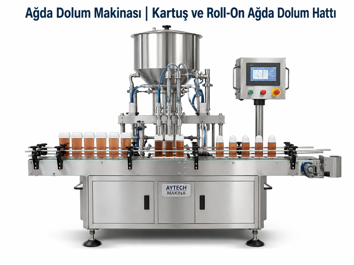 Ağda Dolum Makinası | Kartuş ve Roll-On Ağda Dolum Hattı